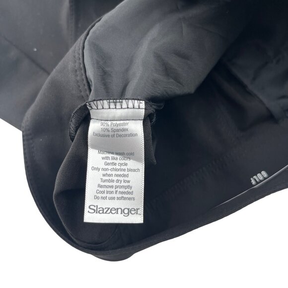 Slazenger Women's Golf Shorts Size 2 Black Polyester Spandex Blend - Picture 5 of 6